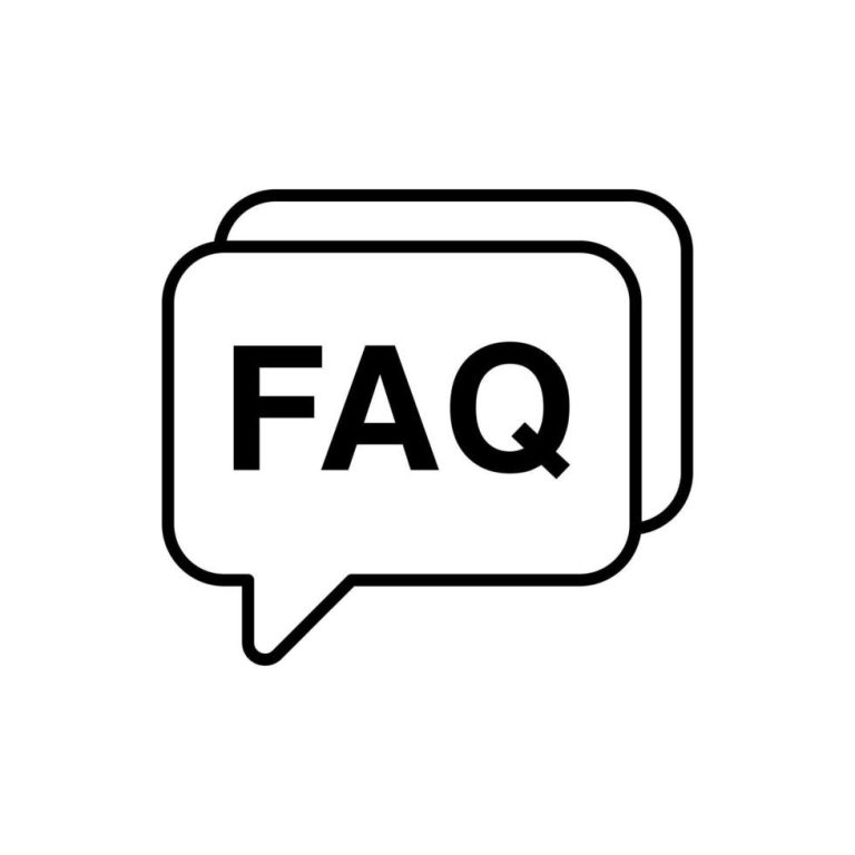 Sprechblase mit FAQ, Symbolbild FAQ VT390-Kartmotor