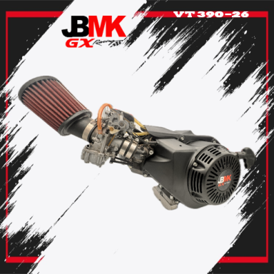 Ansaugung VT390-26: TM33-Vergaser mit Beschleunigungspumpe Detailaufnahme VT390-26: TM33-Vergaser mit Beschleunigungspumpe mit K&N-Sportluftfilter